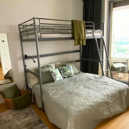 Daire Luxury In Skypark Residence, 26th Floor - Castle View, Parking Free Bratislava